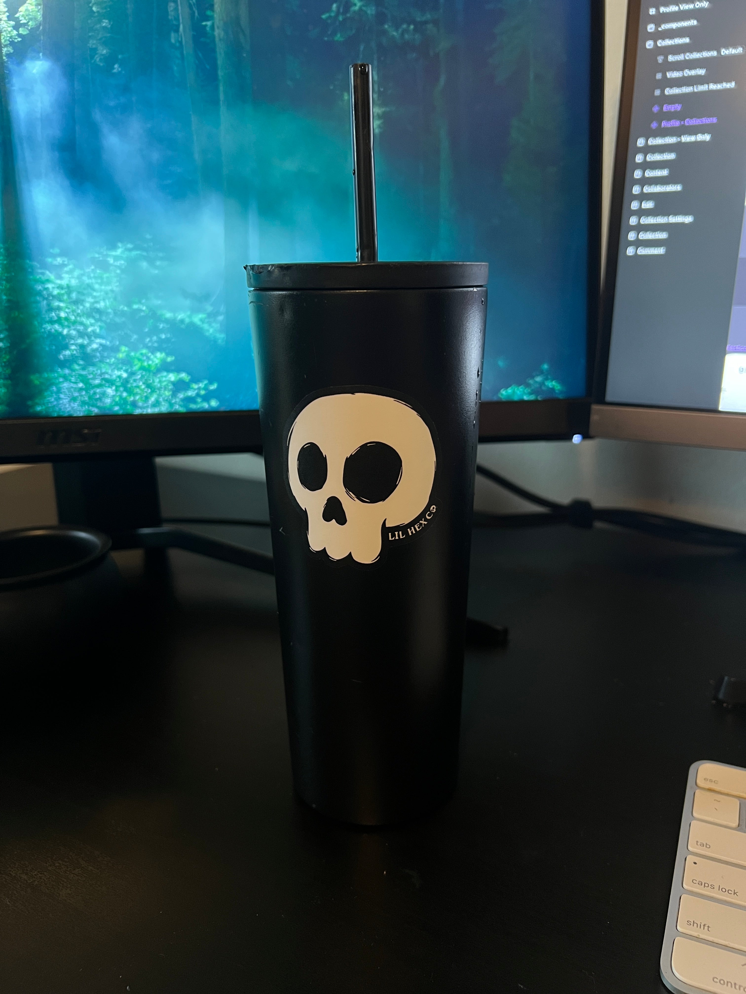 Lil Hex Co Skull Sticker